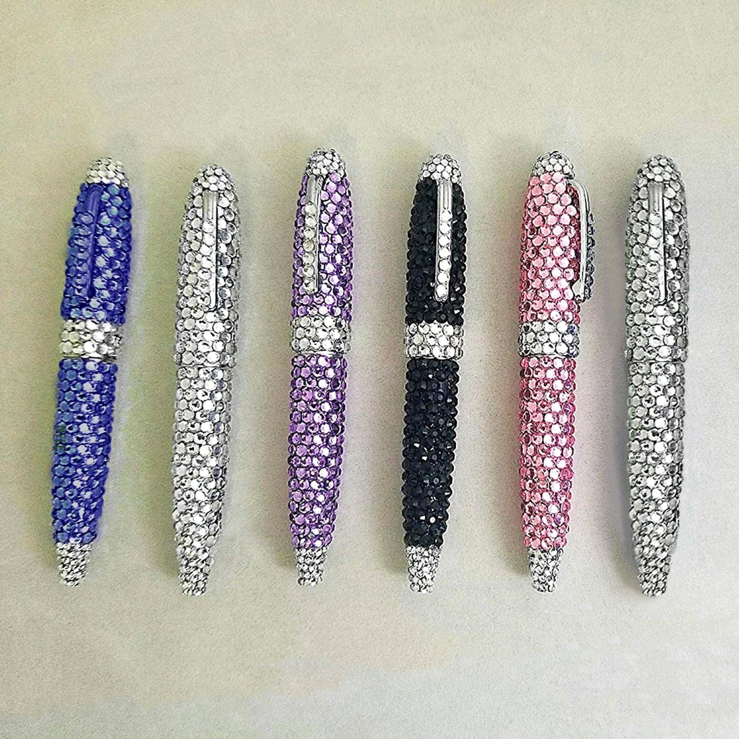 #GIF-7966B Rhinestone Encrusted Ball Point Pen