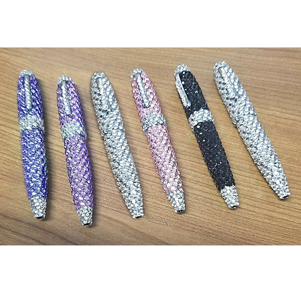 #GIF-7966B Rhinestone Encrusted Ball Point Pen