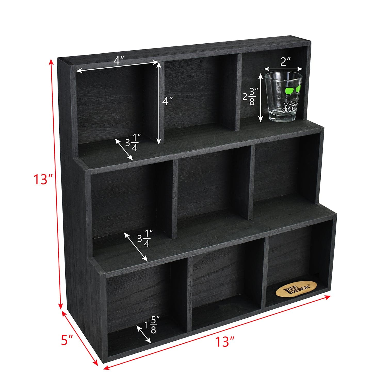 #HOM309 9 compartments Multi-slot shelf cube display  