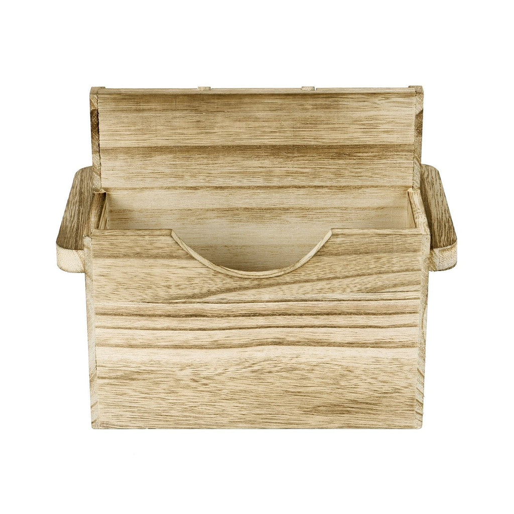 #HOW2304 Wooden Sliverware Holder Flatware Utensil Caddy with Handles