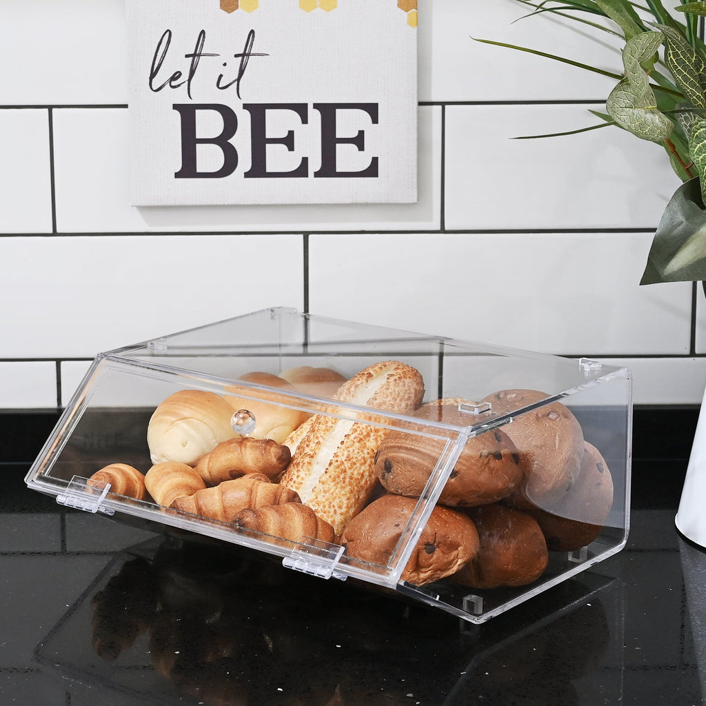 #HW6310 Acrylic Stackable Bakery Display Case Home Organizer