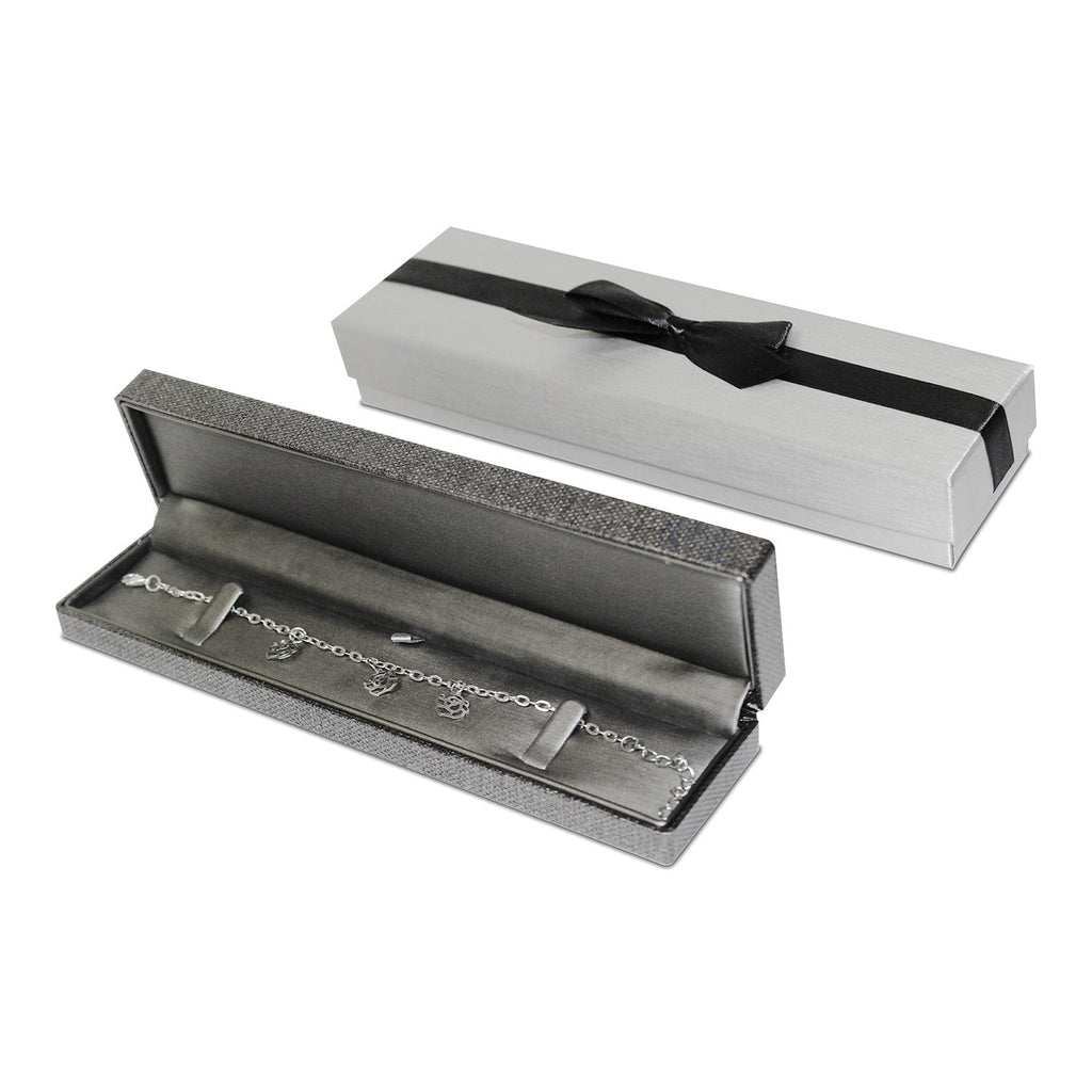 #JFB5 Elegant Texture Leatherette Bracelet/Watch Plastic Boxes