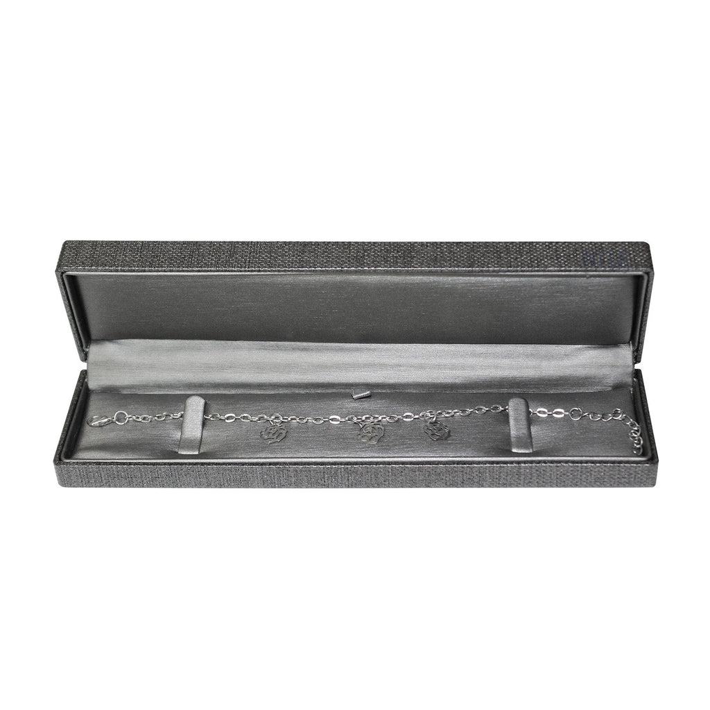 #JFB5 Elegant Texture Leatherette Bracelet/Watch Plastic Boxes