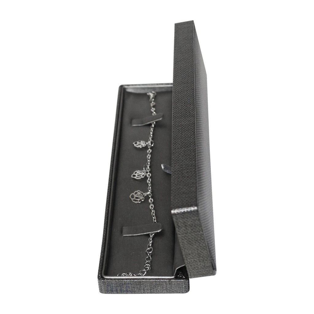 #JFB5 Elegant Texture Leatherette Bracelet/Watch Plastic Boxes