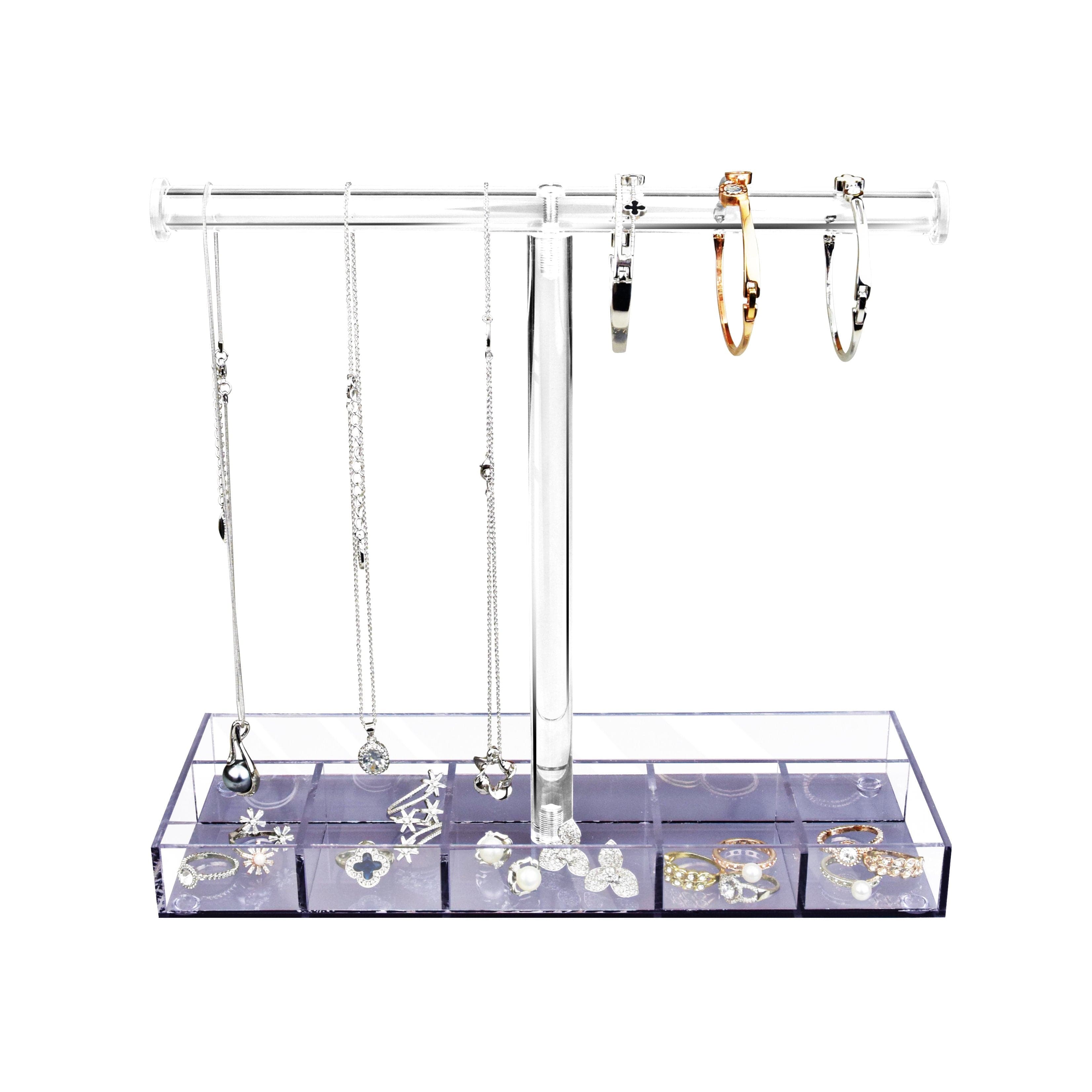 #JWY329-PU Acrylic Jewelry T-bar Display Bracelet Display