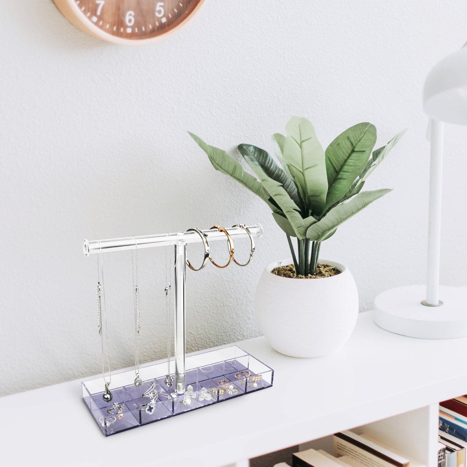 #JWY329-PU Acrylic Jewelry T-bar Display Bracelet Display