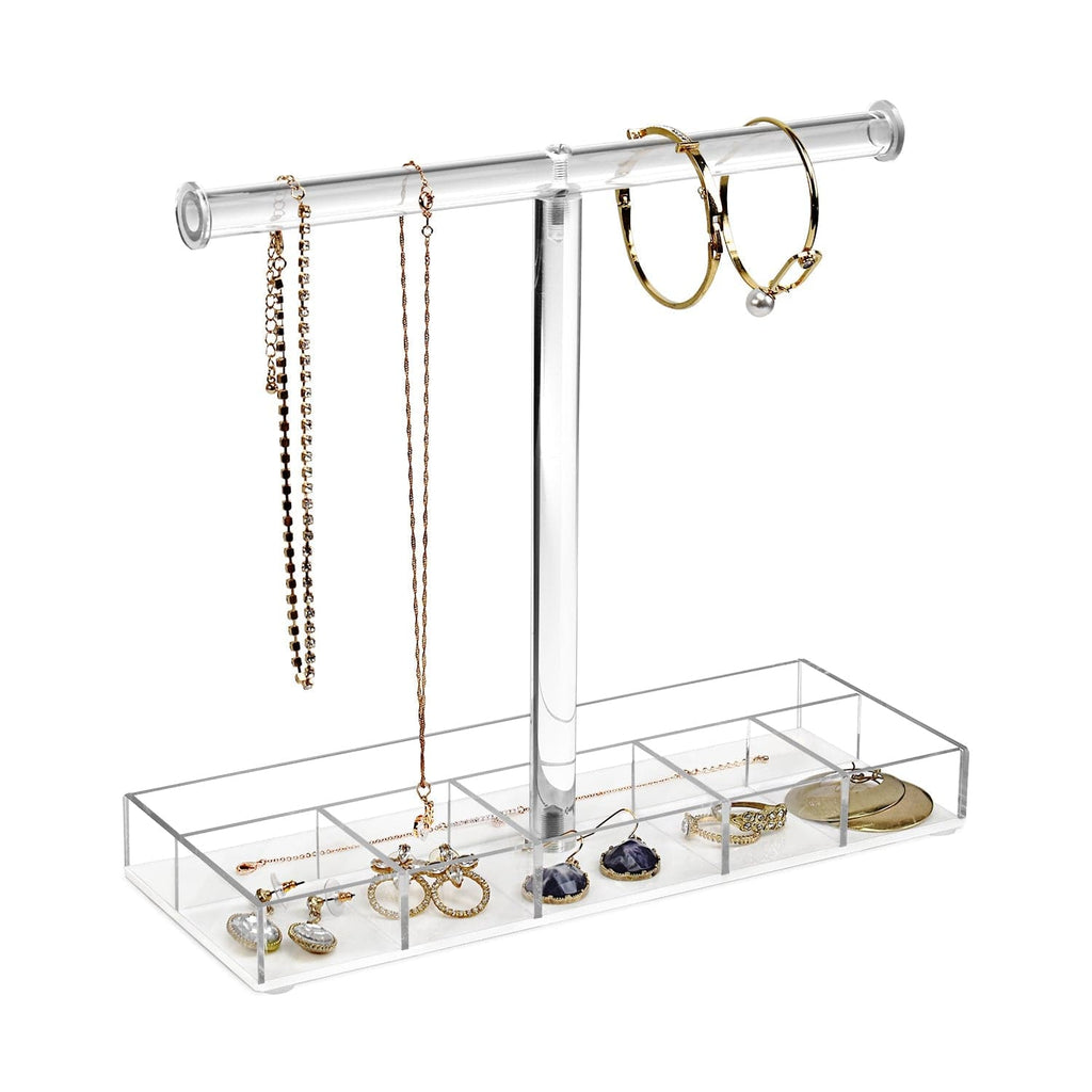 #JWY329-PU Acrylic Jewelry T-bar Display Bracelet Display