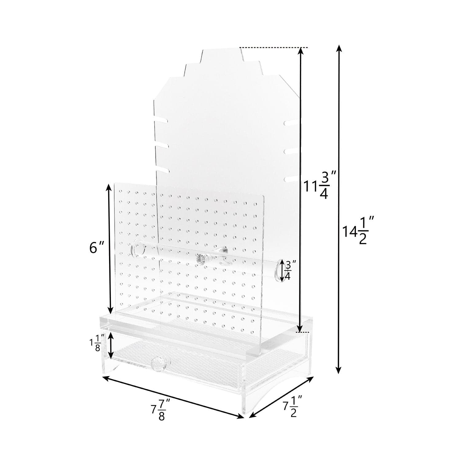 #JWY6115 Acrylic Hanging Jewelry Storage Organizer