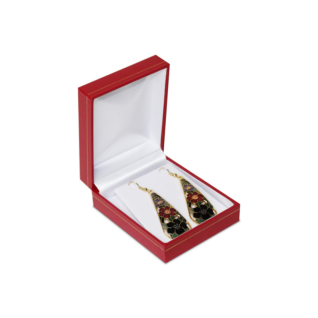 #LE7 Classic Leatherette Pendant/Earring Box