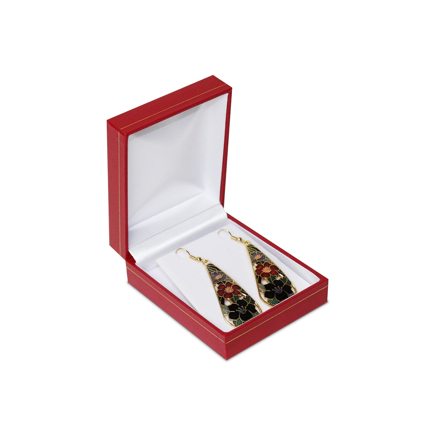 #LE7 Classic Leatherette Pendant/Earring Box
