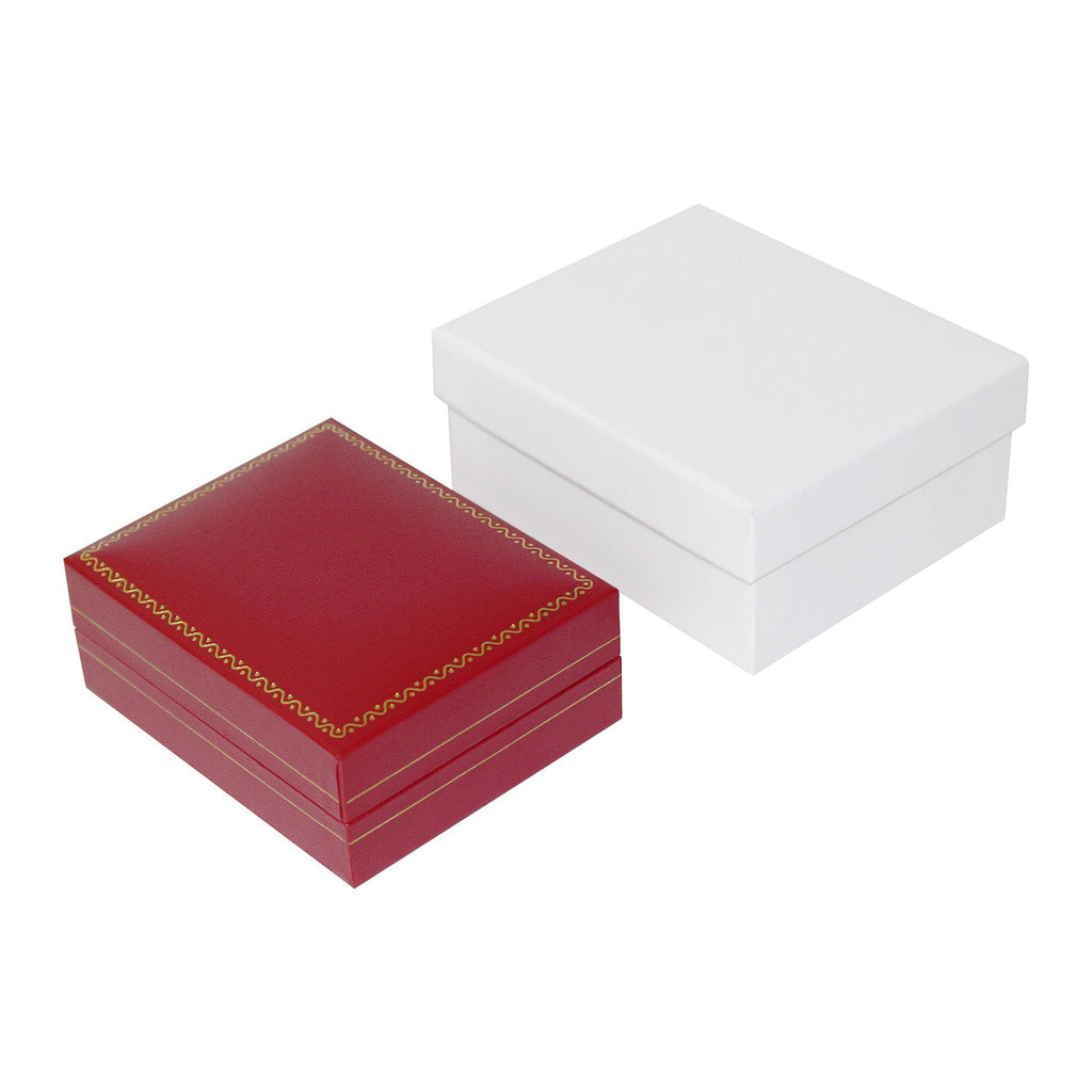 #LE7 Classic Leatherette Pendant/Earring Box
