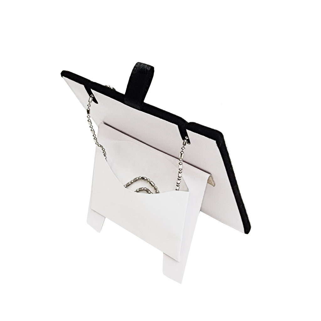 #LP9 Classic Leatherette Pendant/Earring Box