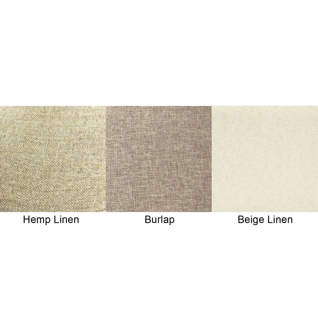 #ST-3138N-LE Burlap Linen Risers Set, 6 pcs