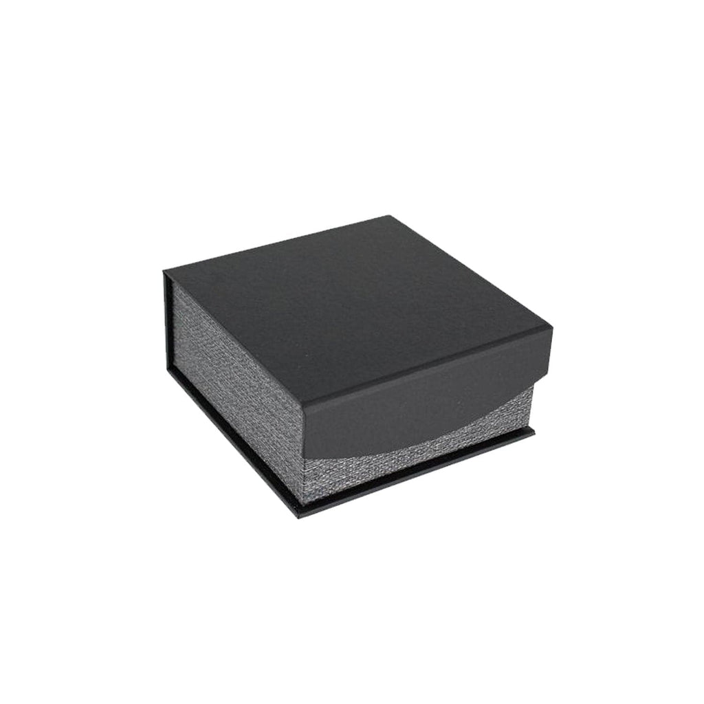 #PME4-M23 Elegant Mesh Gray Magnetic Pendant/Earring Plastic Boxes