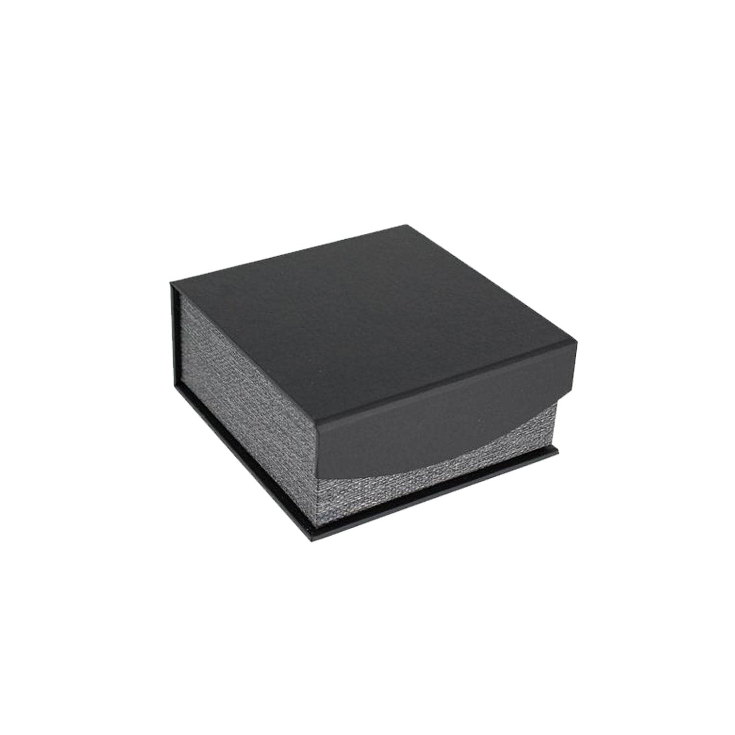 #PME4-M23 Elegant Mesh Gray Magnetic Pendant/Earring Plastic Boxes