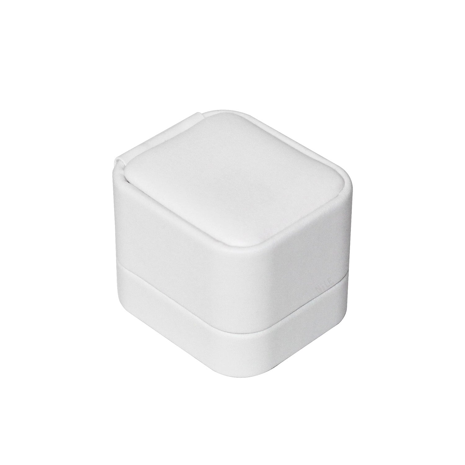 #RCE3 Round Corner Style Faux Leather Earring Box with 2 pcs Packer