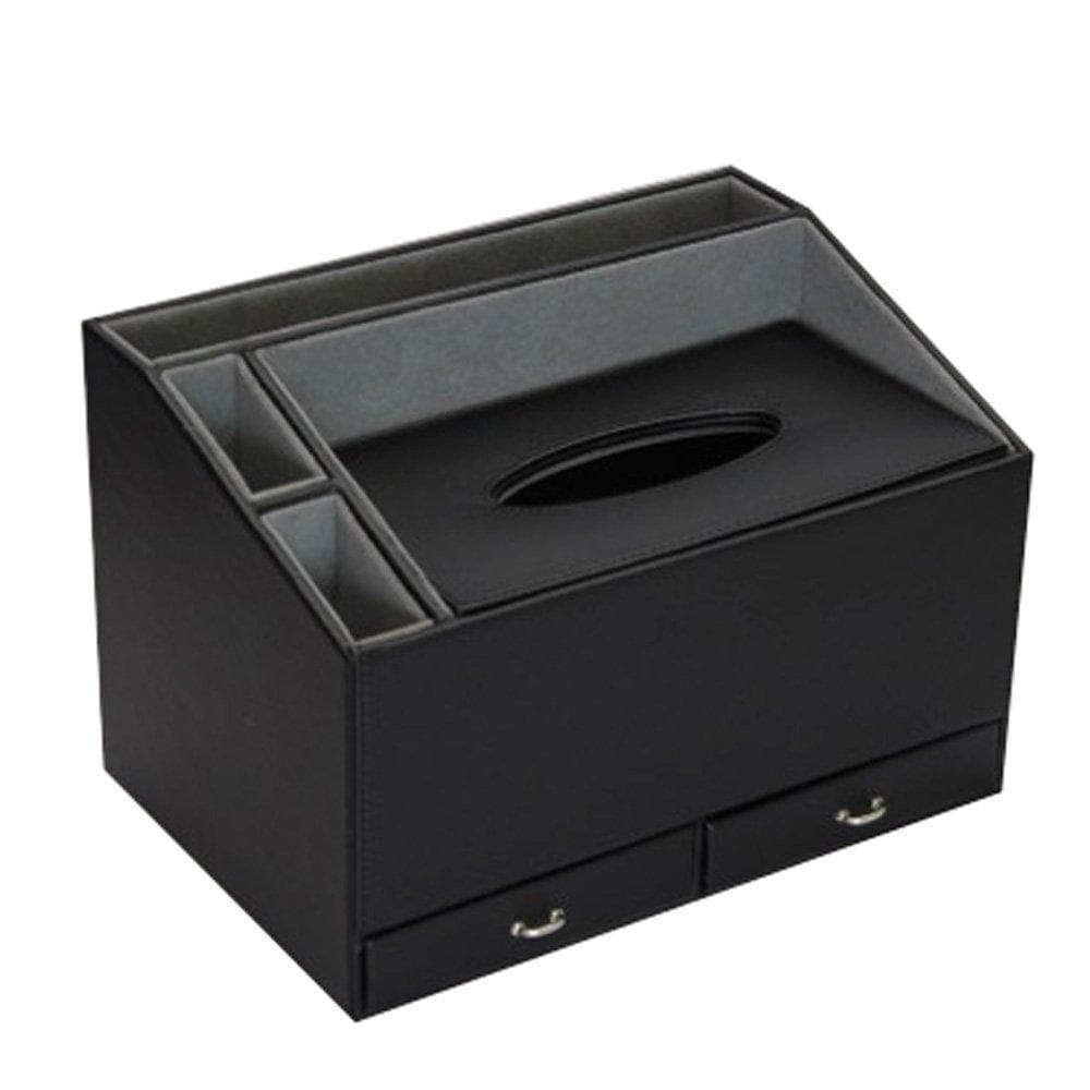#SAT2180 Faux Leather Home and Office Desk Organizer