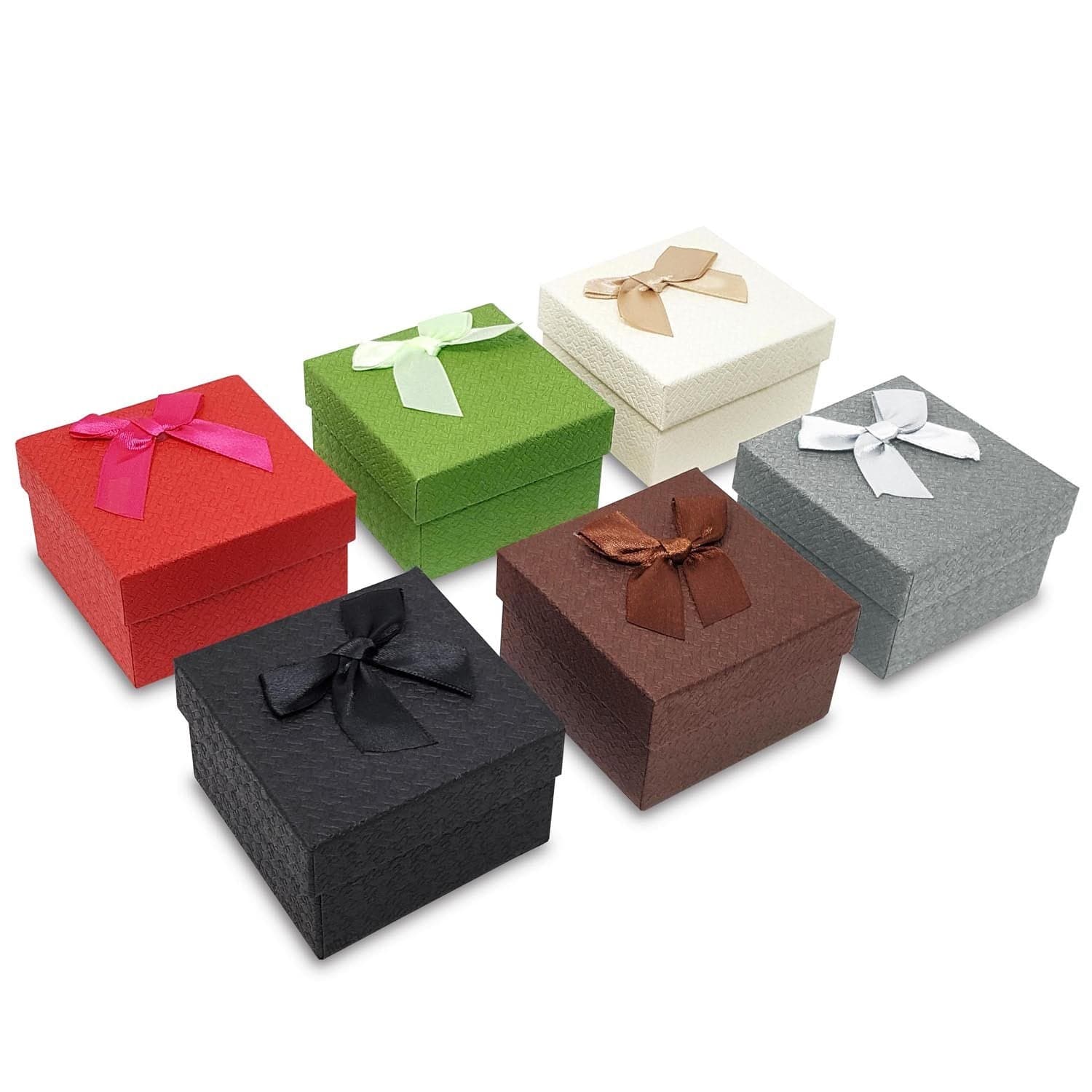 #WA1156 Multi Colored Paper Bracelet/watch Box, 6 Pieces Set