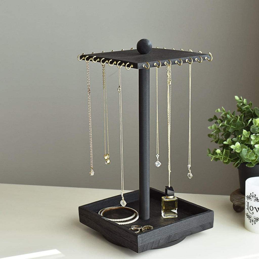 #WD2627  Rotating jewelry organizer