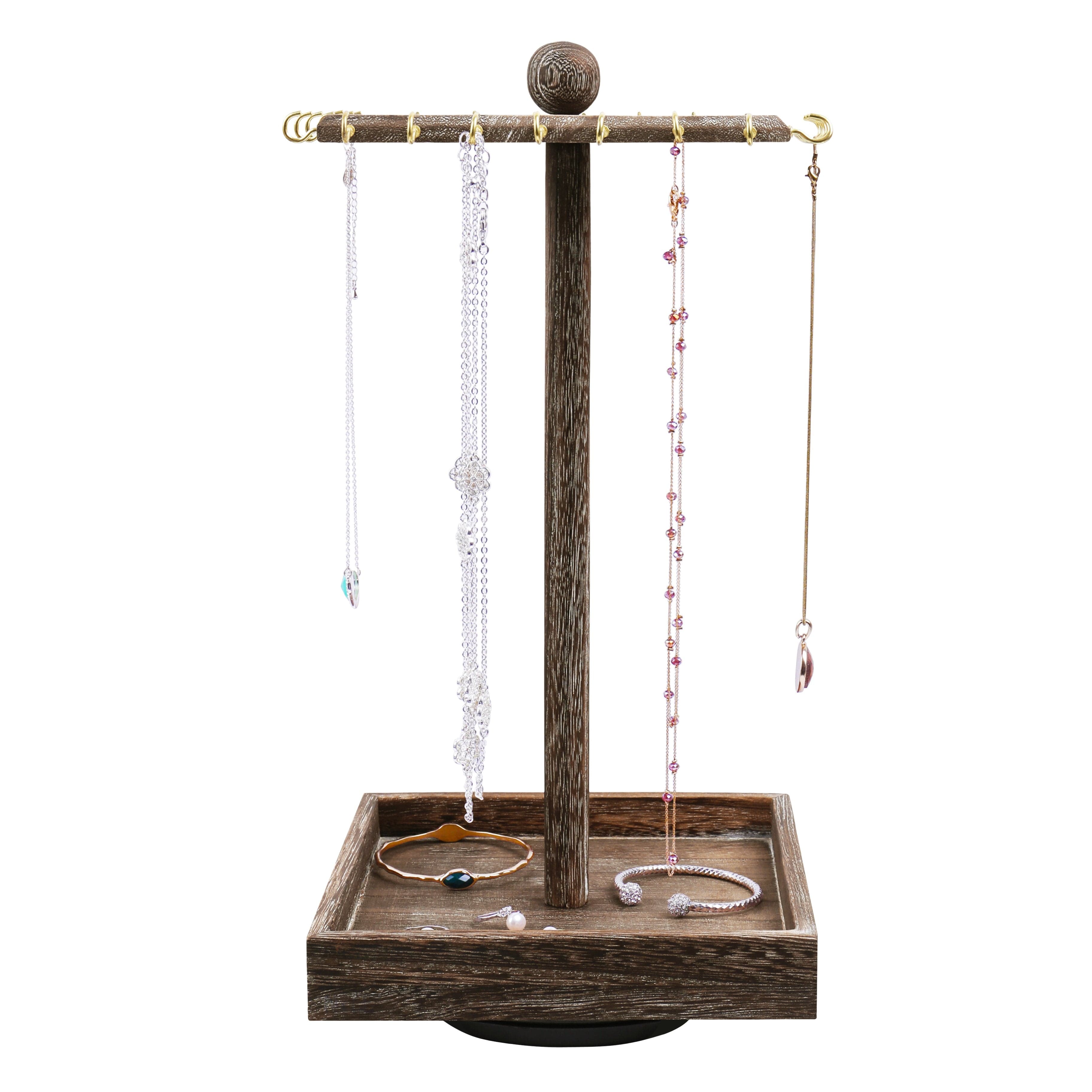 #WD2627  Rotating jewelry organizer