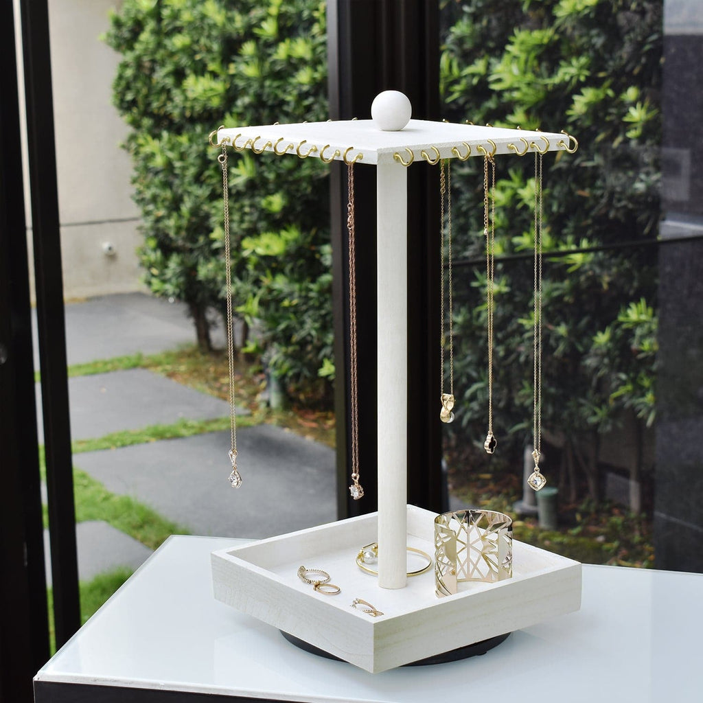 #WD2627  Rotating jewelry organizer