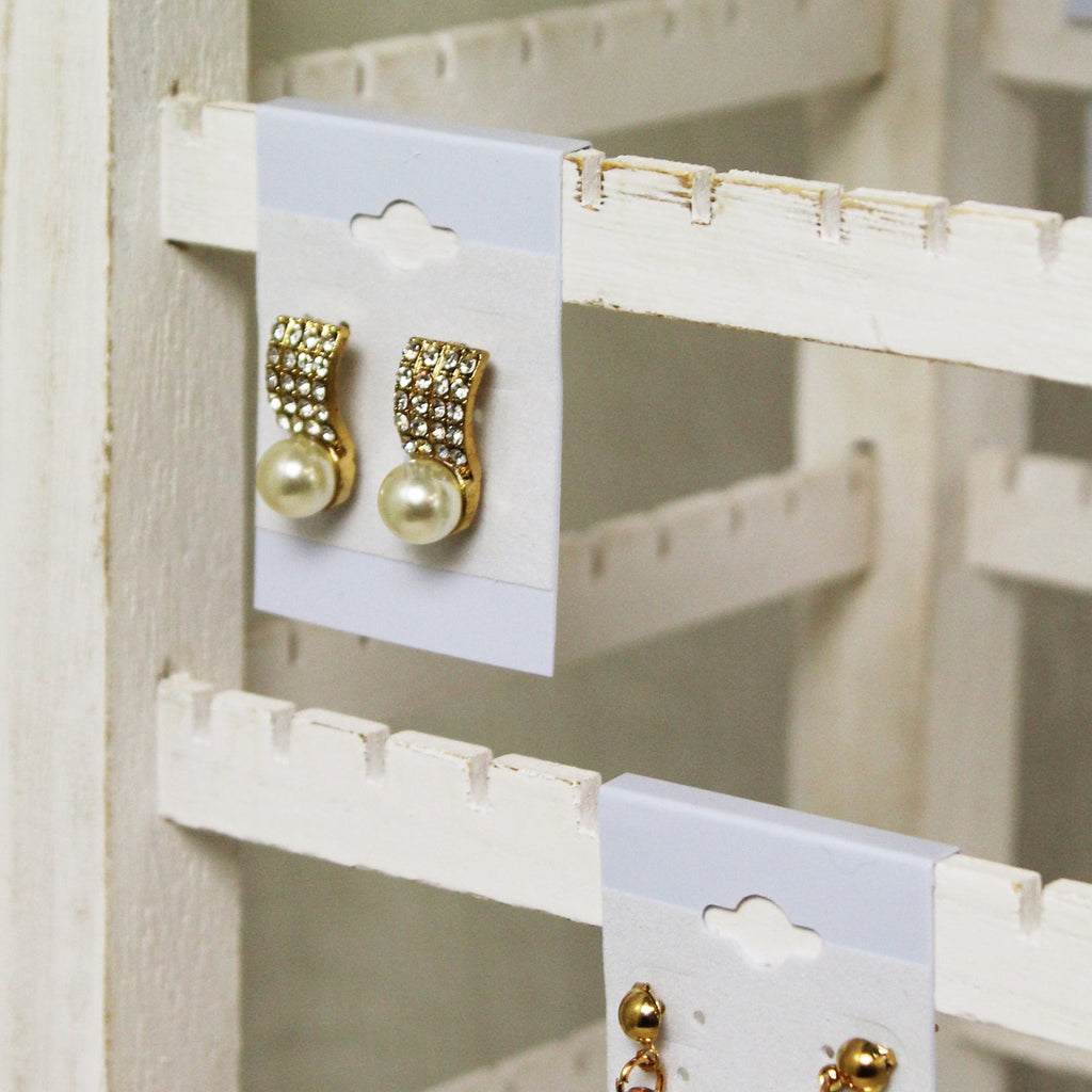 #WD3600-WH Rotating Jewelry Storage Earring Display