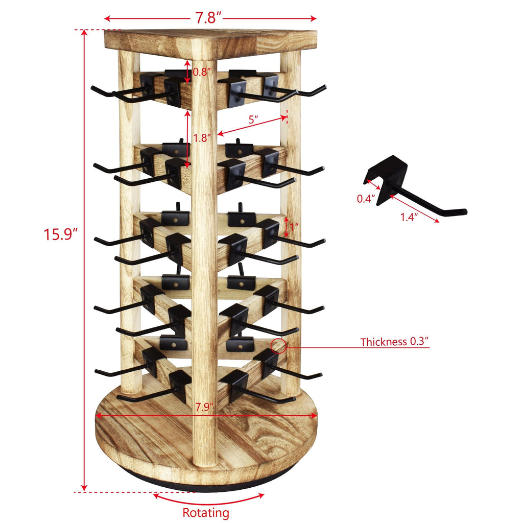 #WD4015-OK  30 Hooks Jewelry tower organizer