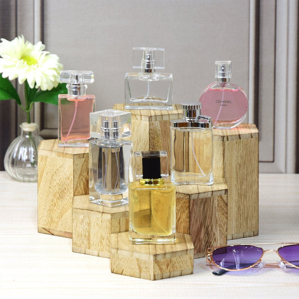 #WD513 Wooden 6 Pcs Hexagon Risers Display