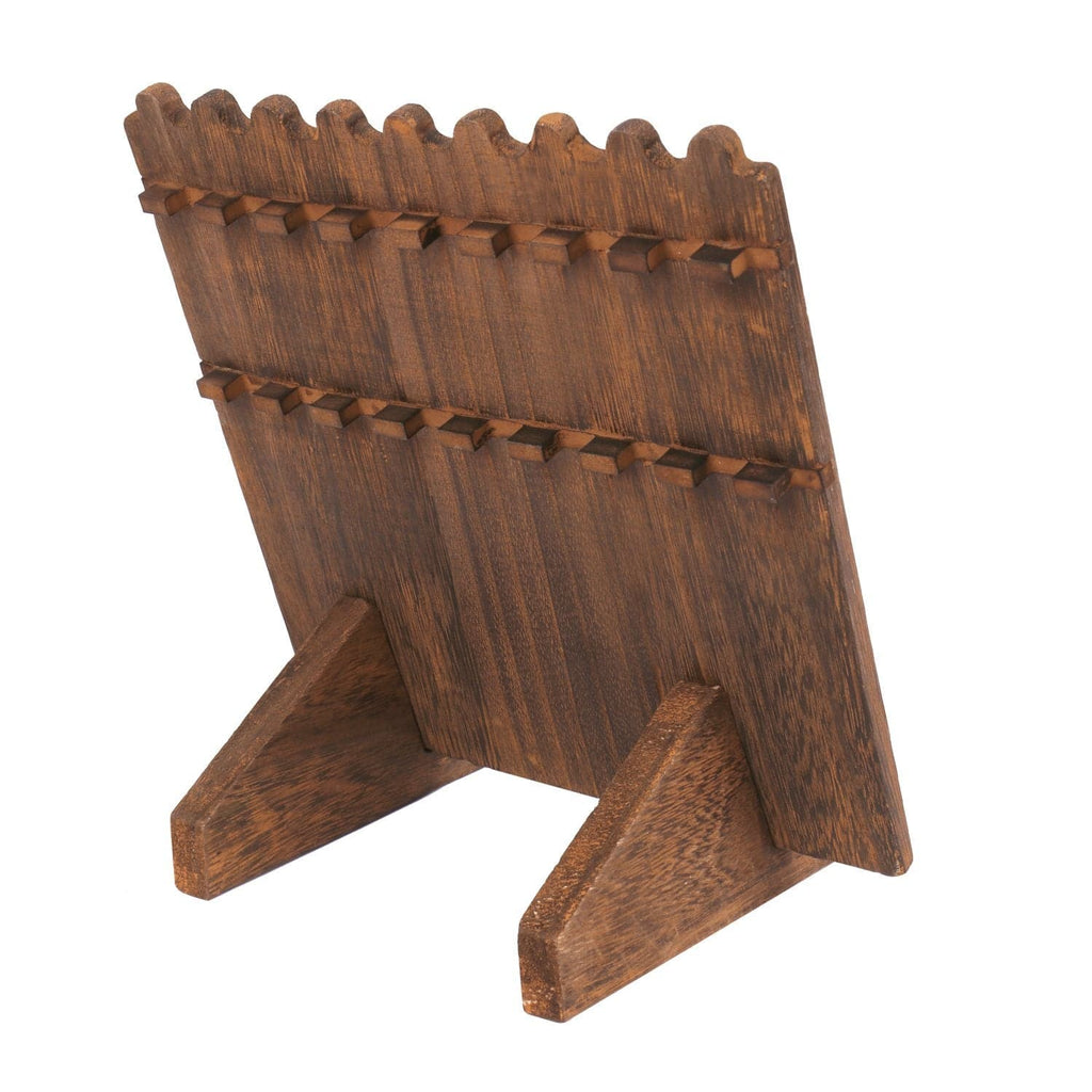 #WD609 Wooden Plank Necklace Jewelry Display Stand for 8 Necklaces