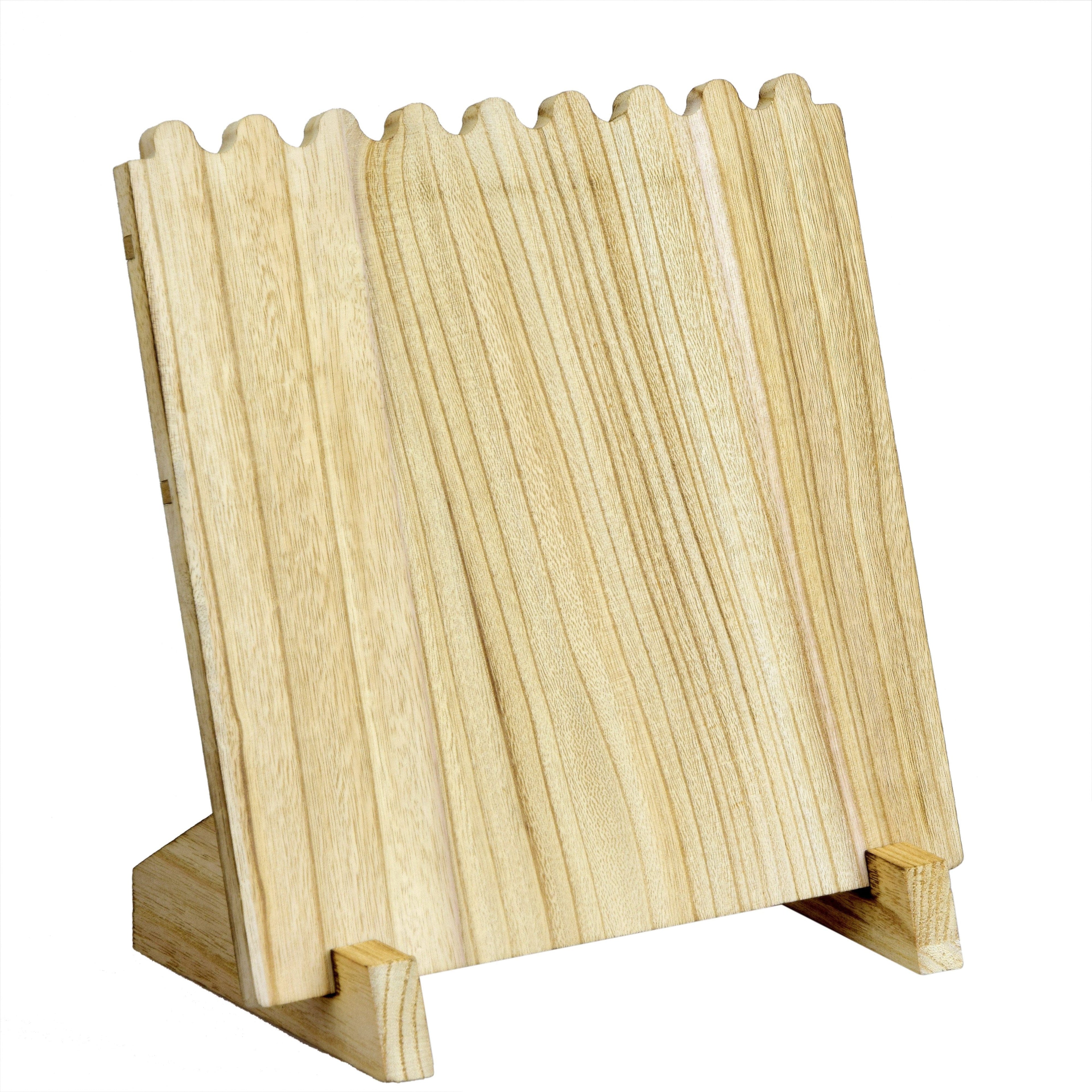#WD609-OK Wooden Plank Necklace Jewelry Display Stand for 8 Necklaces