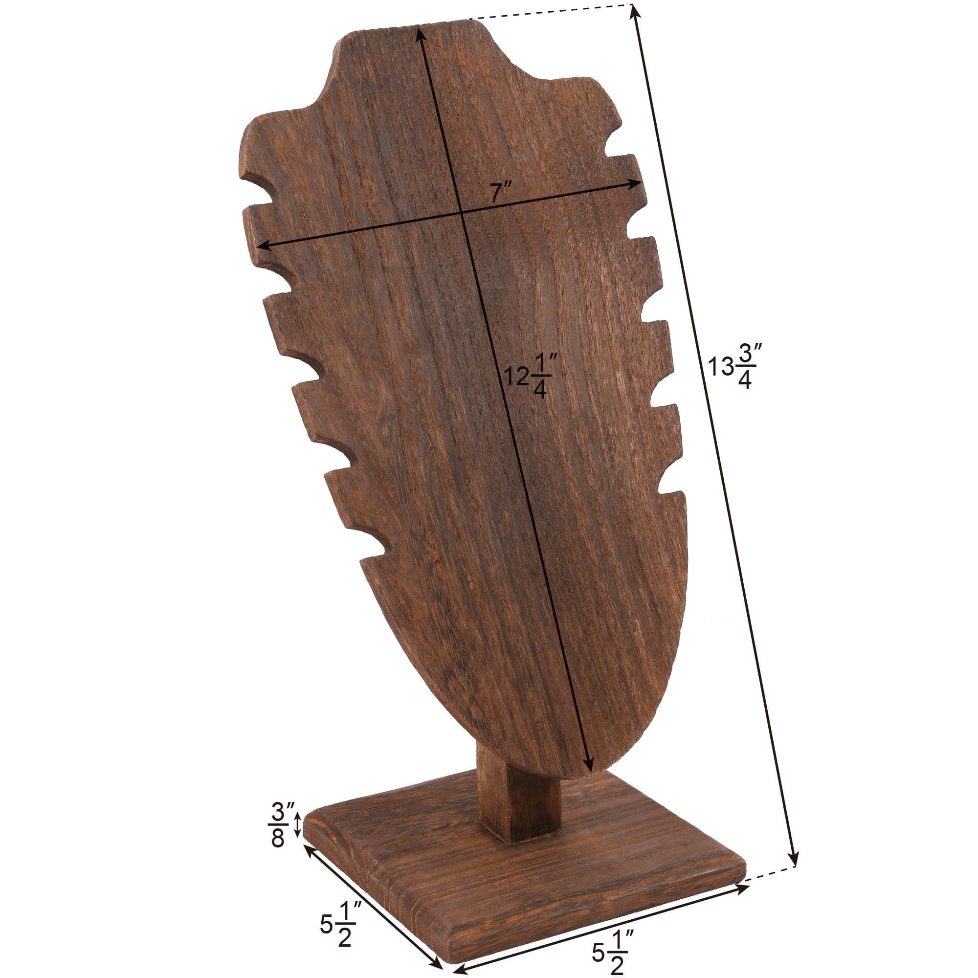 #WDN6371BR Freestanding Necklace Easel Display Stand Holder