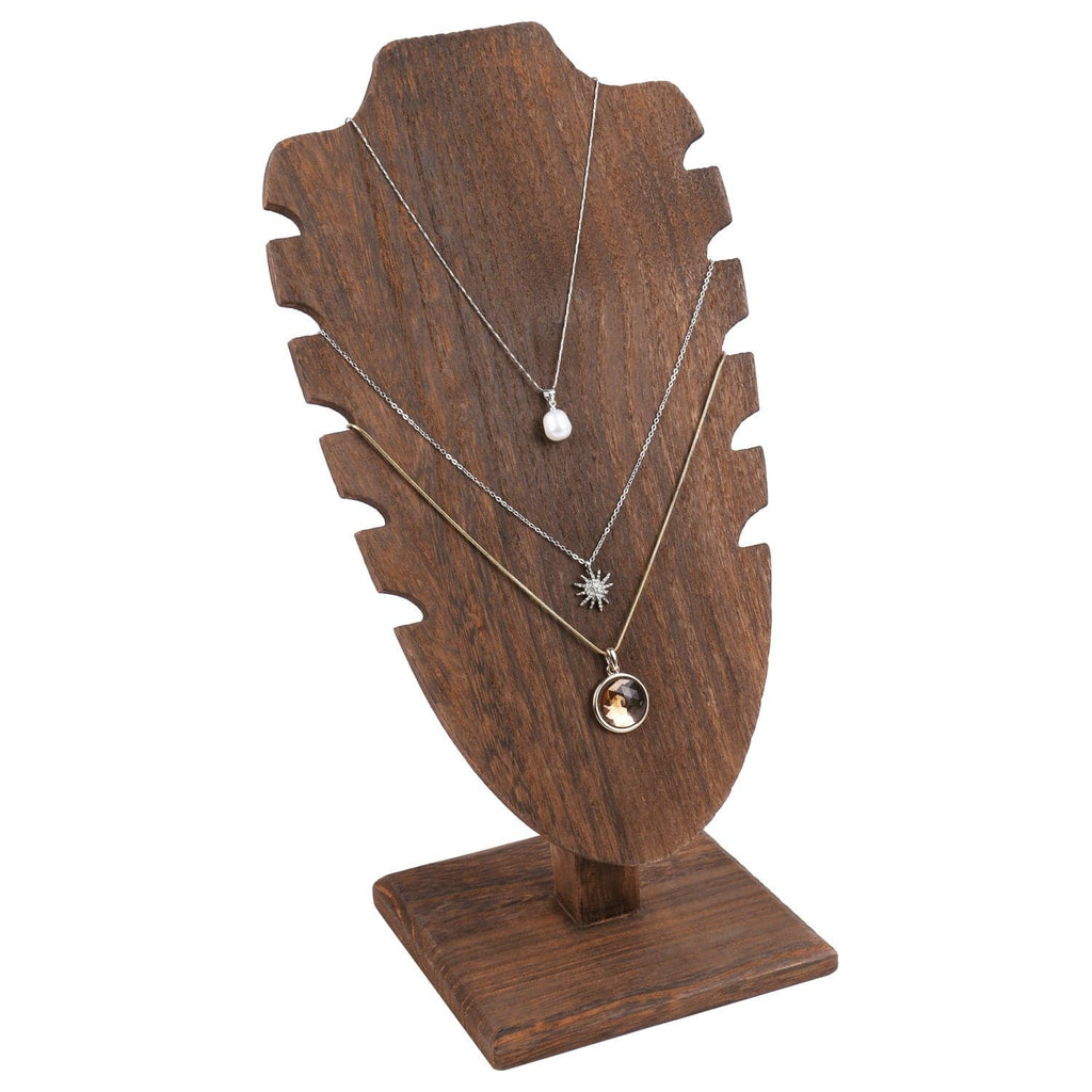 #WDN6371BR Freestanding Necklace Easel Display Stand Holder