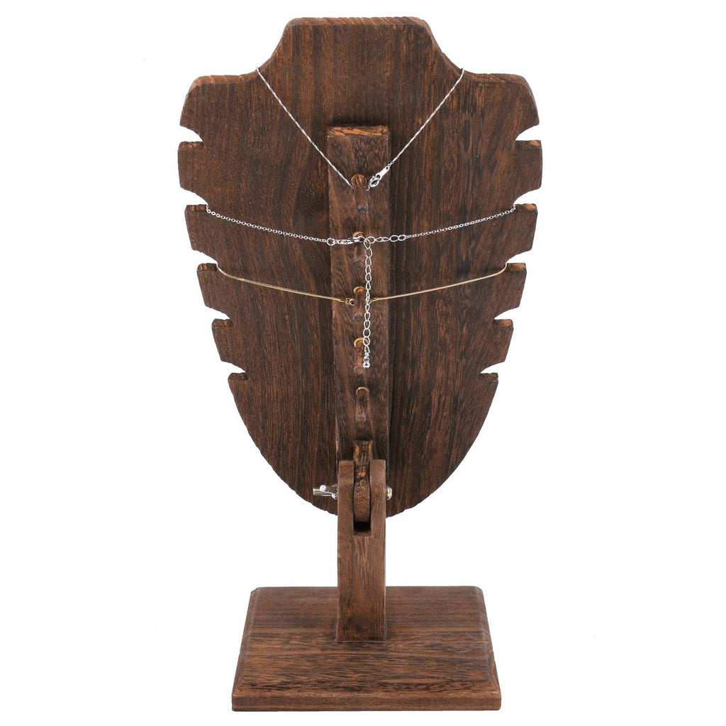 #WDN6371BR Freestanding Necklace Easel Display Stand Holder