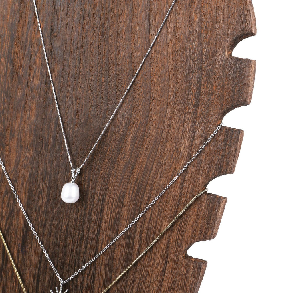 #WDN6371BR Freestanding Necklace Easel Display Stand Holder