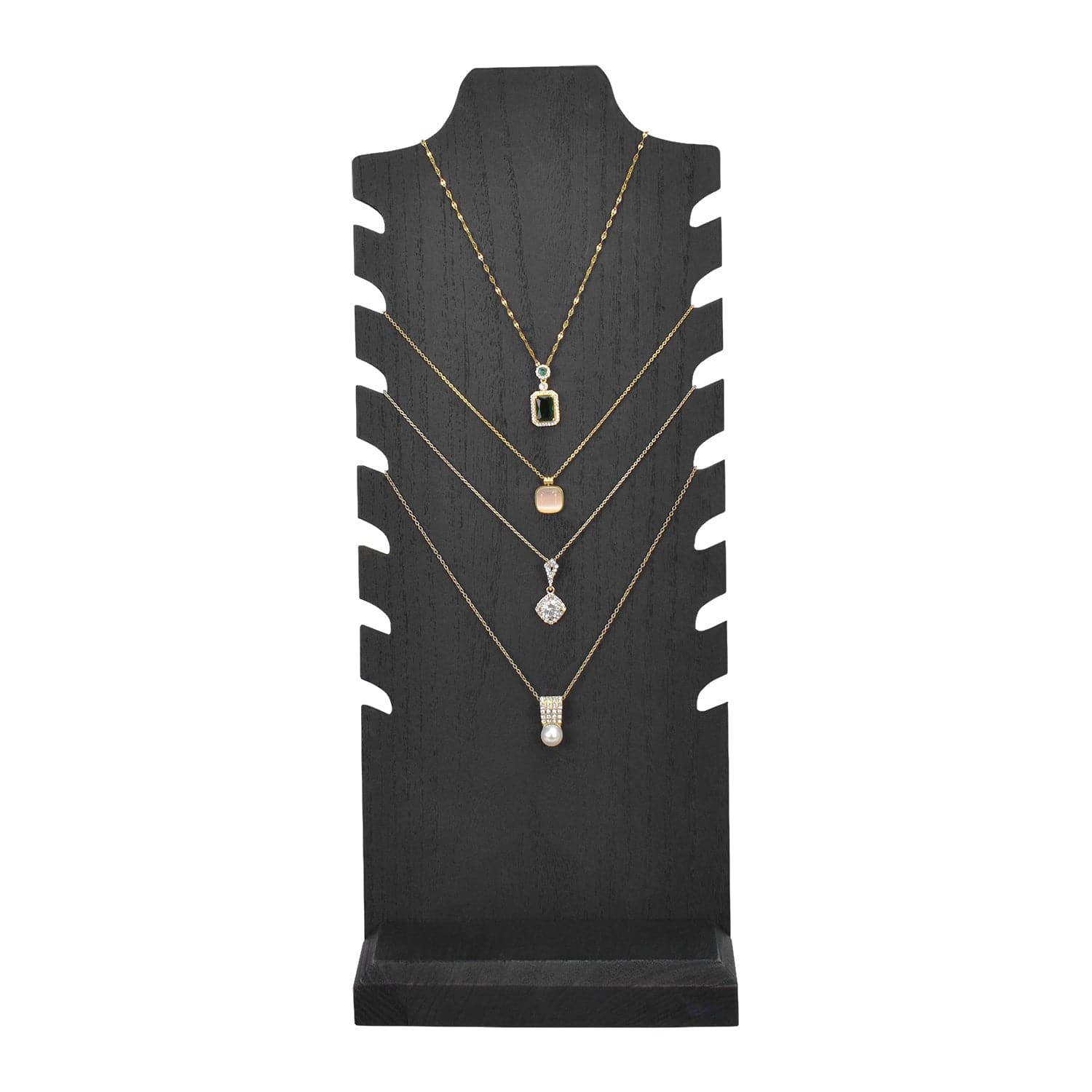 #WDN68 Wooden Multiple Necklace Display Stand