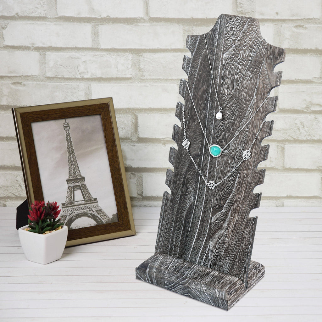 #WDN68 Wooden Freestanding Necklace Display Stand