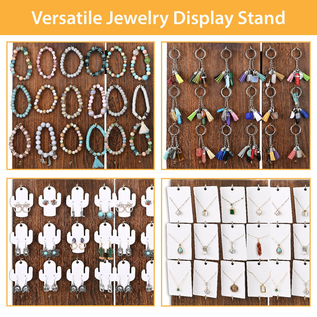 #WDT534 Two-Sided Jewelry Display Stand