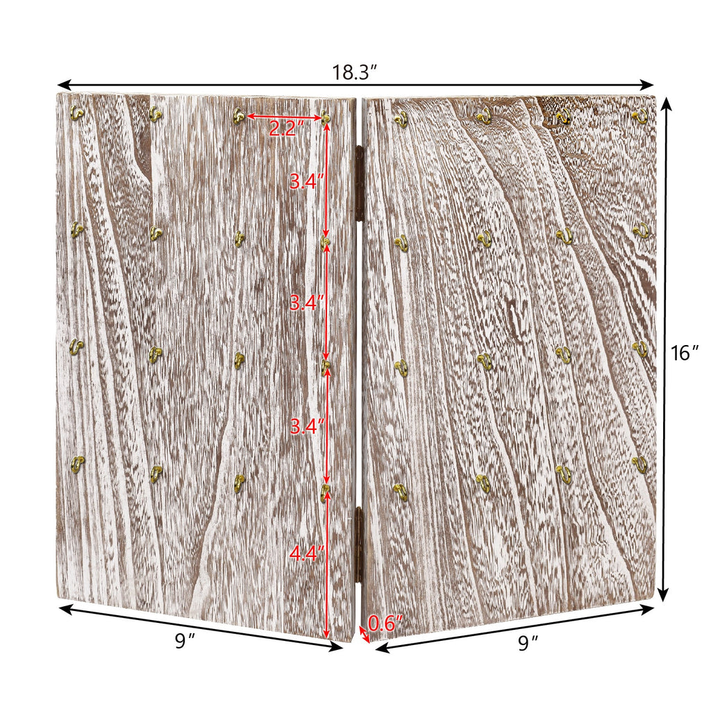 #WDT534 Two-Sided Jewelry Display Stand