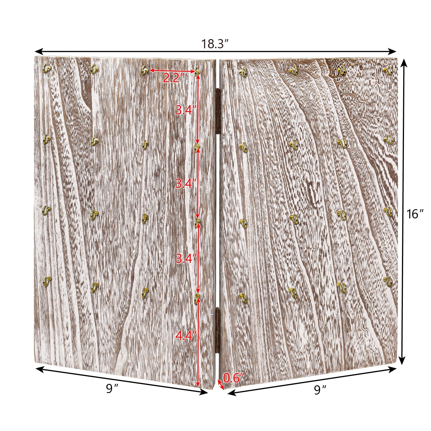 #WDT534 Two-Sided Jewelry Display Stand