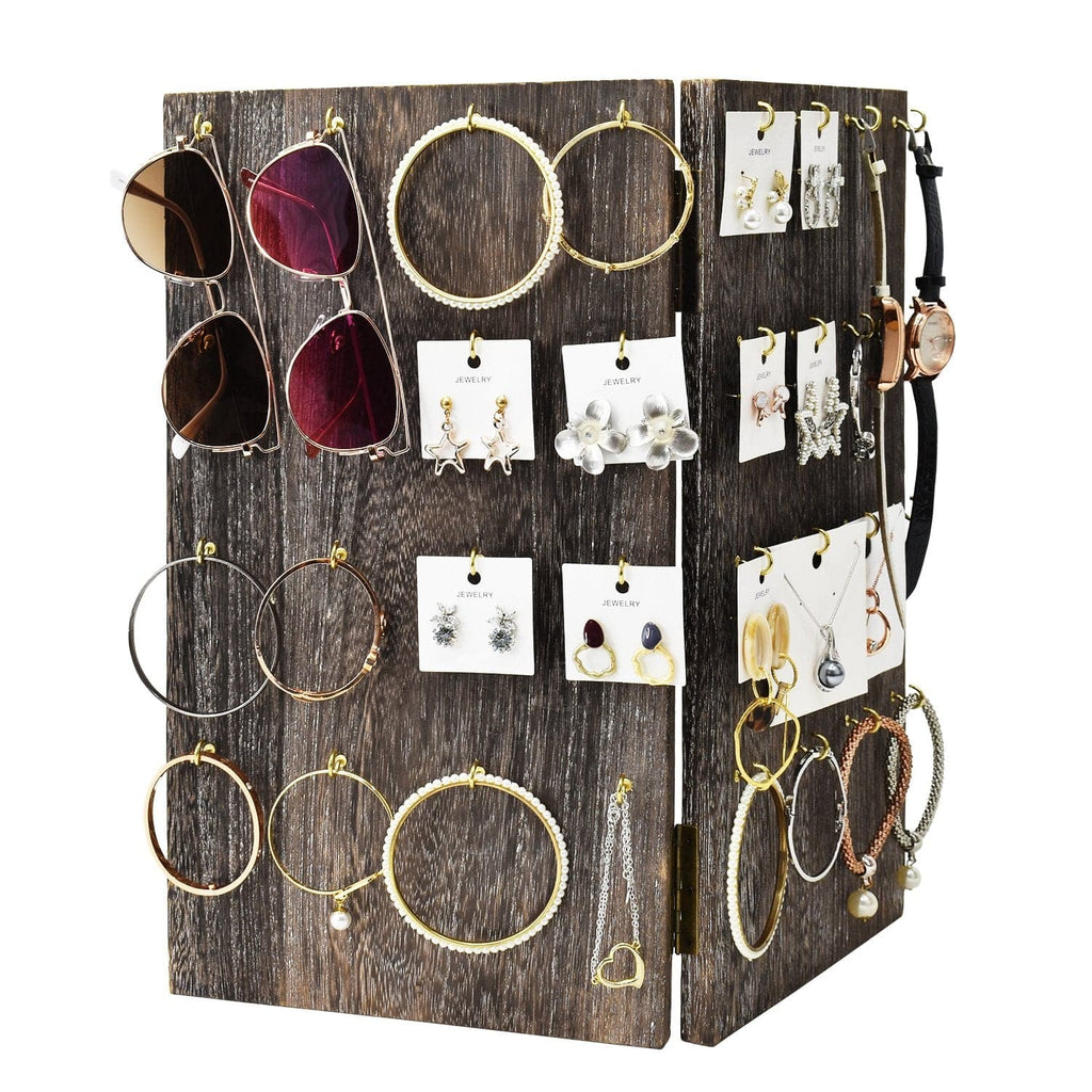 #WDT534 Two-Sided Jewelry Display Stand