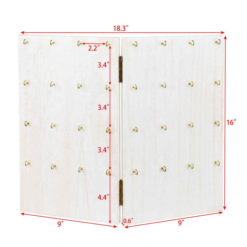 #WDT534 Two-Sided Jewelry Display Stand
