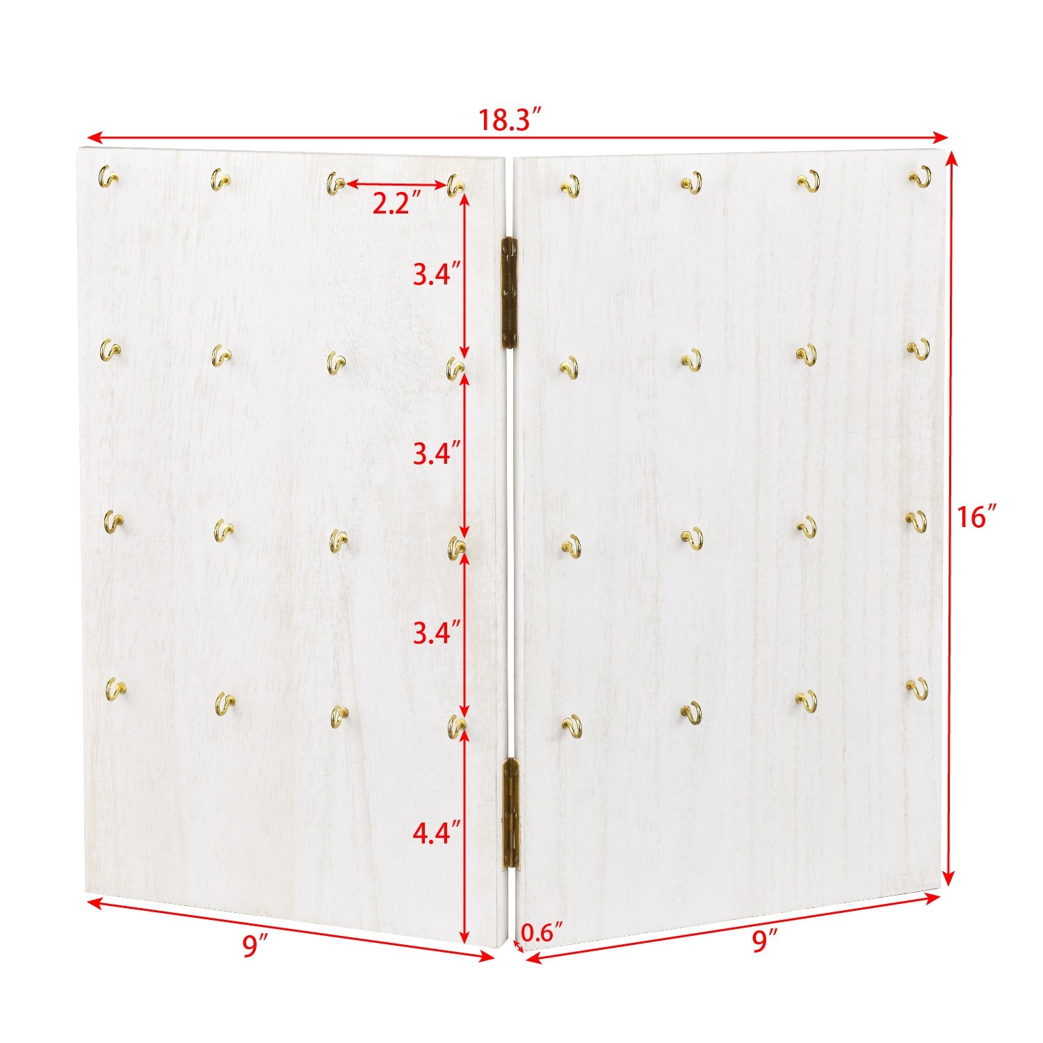 #WDT534 Two-Sided Jewelry Display Stand