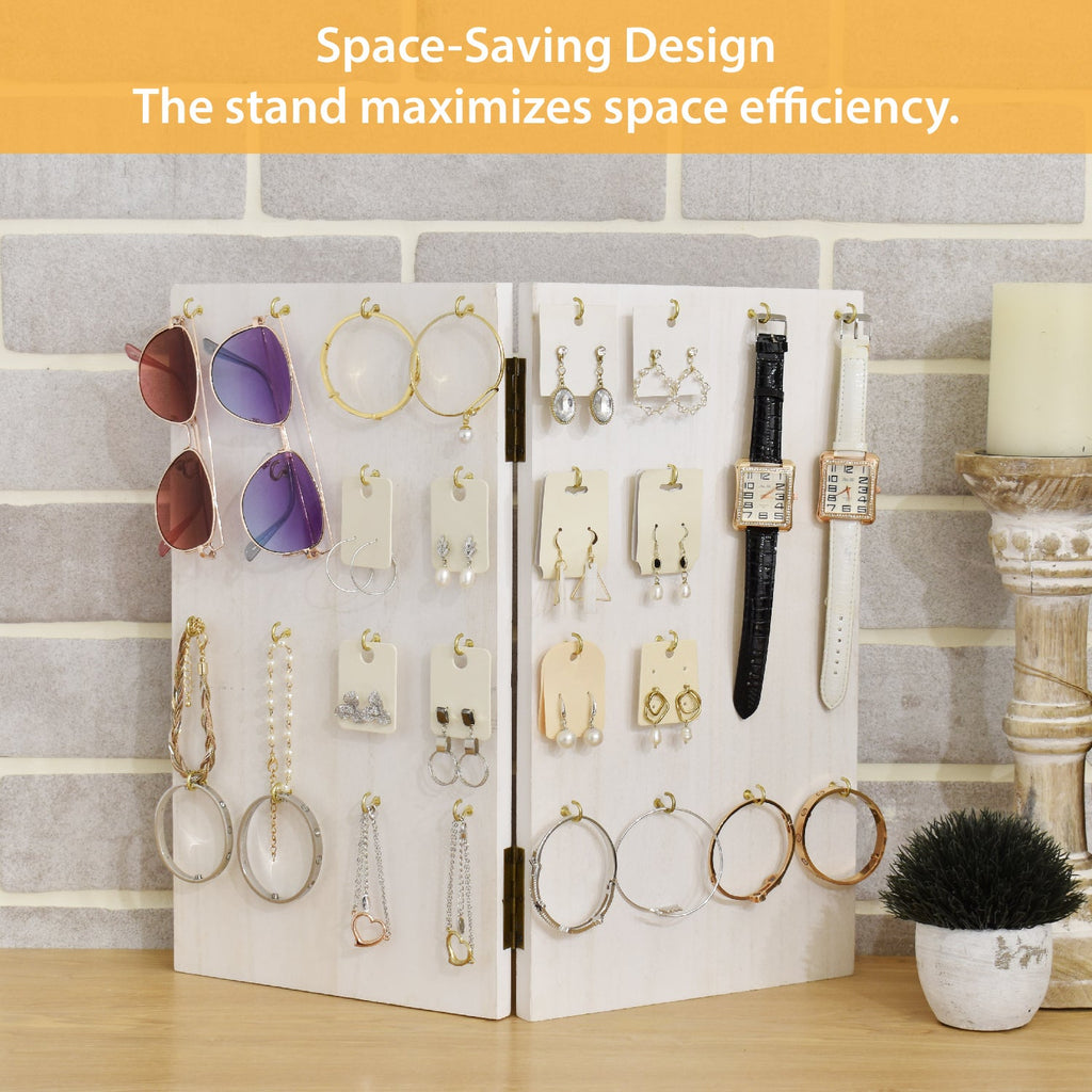 #WDT534 Two-Sided Jewelry Display Stand