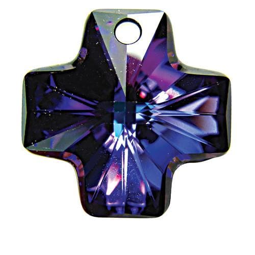 #BCS-686620 (HELIO) Swarovski Cross Pendant, 20mm