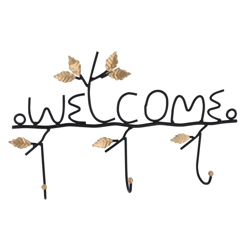 Metal Welcome Mounted Wall Hook Coat Rack-Nile Corp