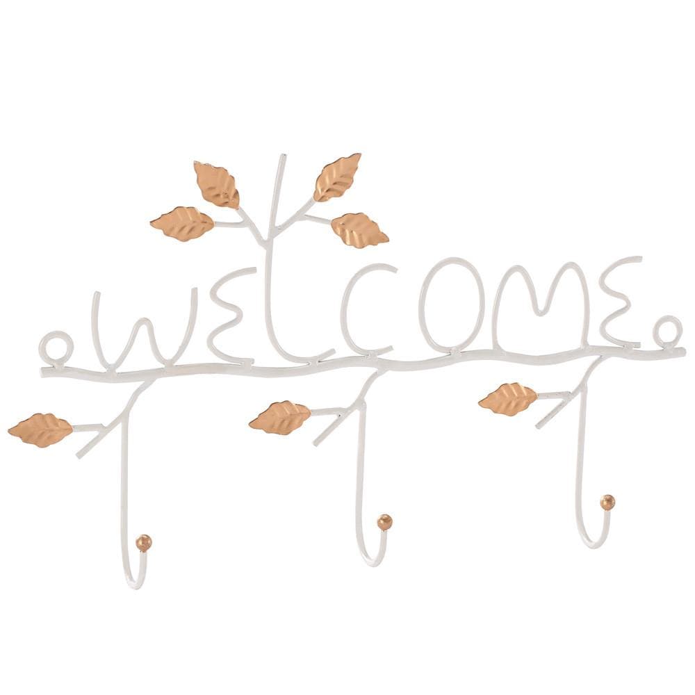 Metal Welcome Mounted Wall Hook Coat Rack-Nile Corp