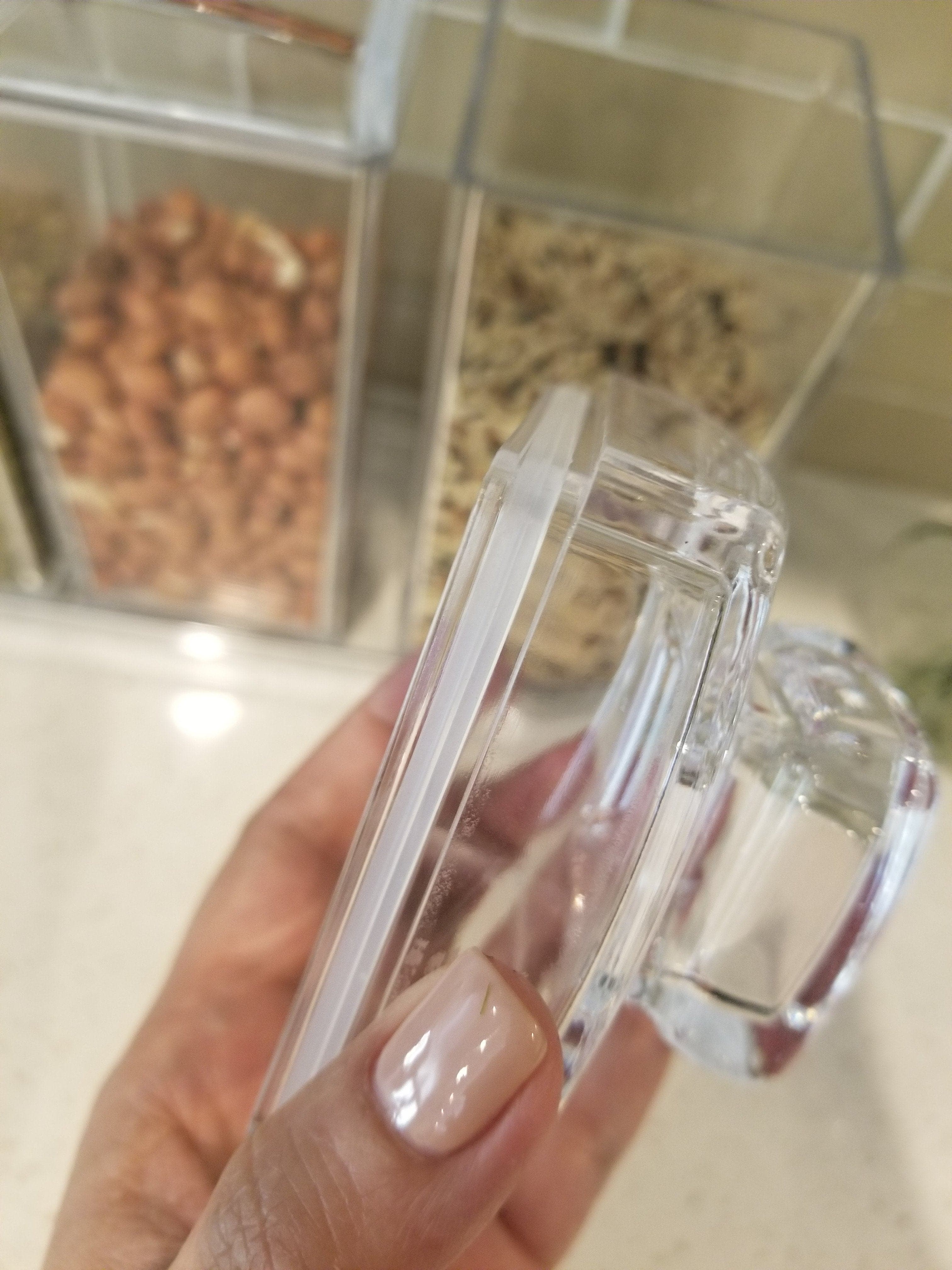 #HW92456 Acrylic 3 Pieces Seasoning Containers & Food Storage Jars