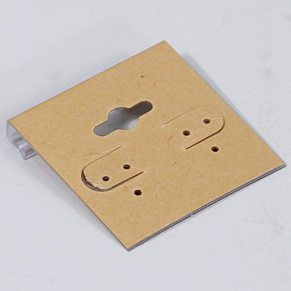#PC-5720P-K Kraft Paper Covered Plastic Earring Hanging Cards