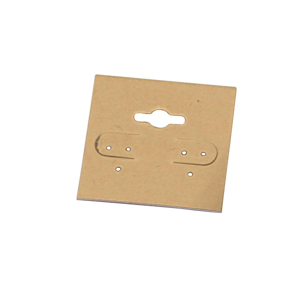 #PC-5720P-K Kraft Paper Covered Plastic Earring Hanging Cards